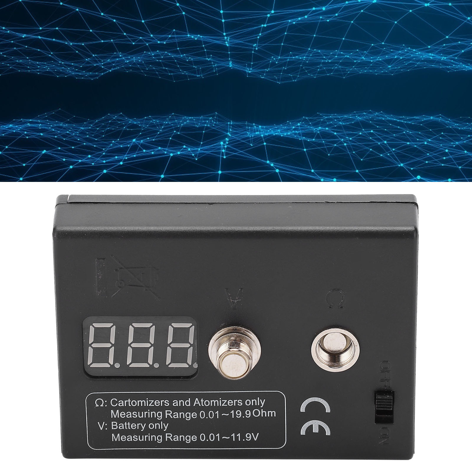 Ohm Meter Reader - Medidor de resistência ohm, leitor de