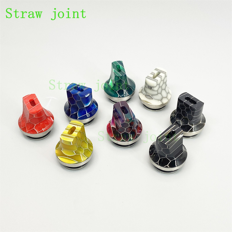 1 peça 810 junta de palha de r - Drip Tip Resin avaliação e preço