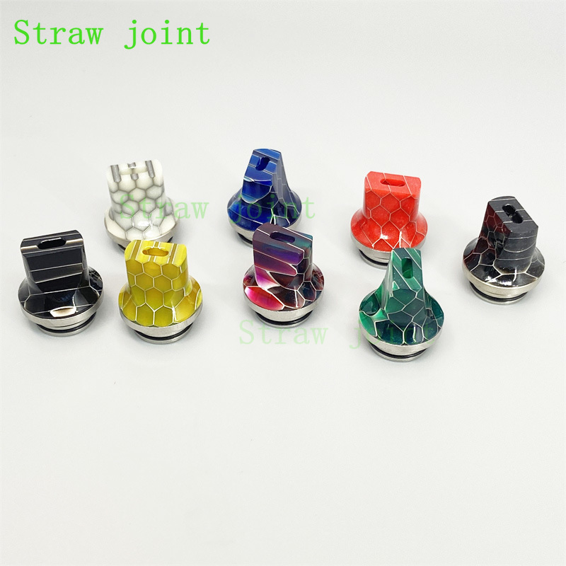 1 peça 810 junta de palha de r - Drip Tip Resin avaliação e preço
