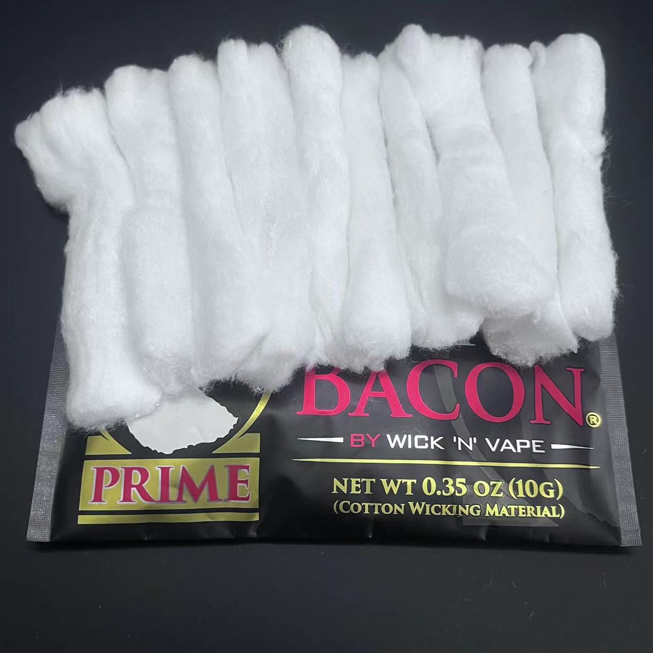 Algodão orgânico Bacon Prime f - Drip Tip Resin avaliação e preço
