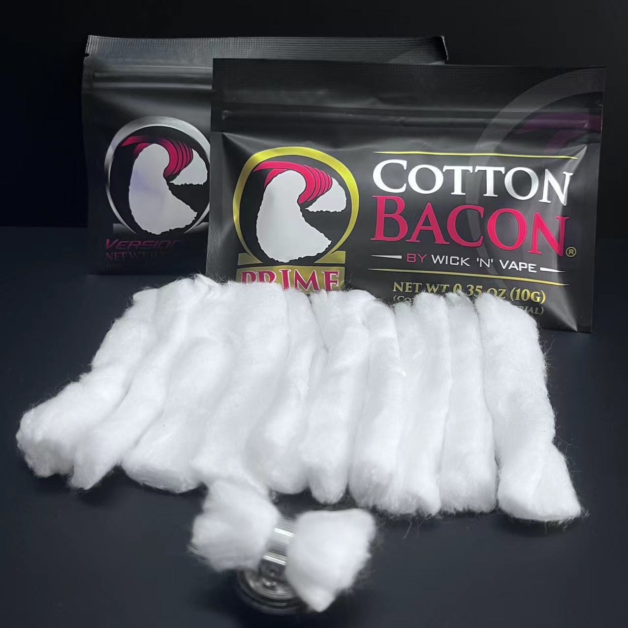 Algodão orgânico Bacon Prime f - Drip Tip Resin avaliação e preço