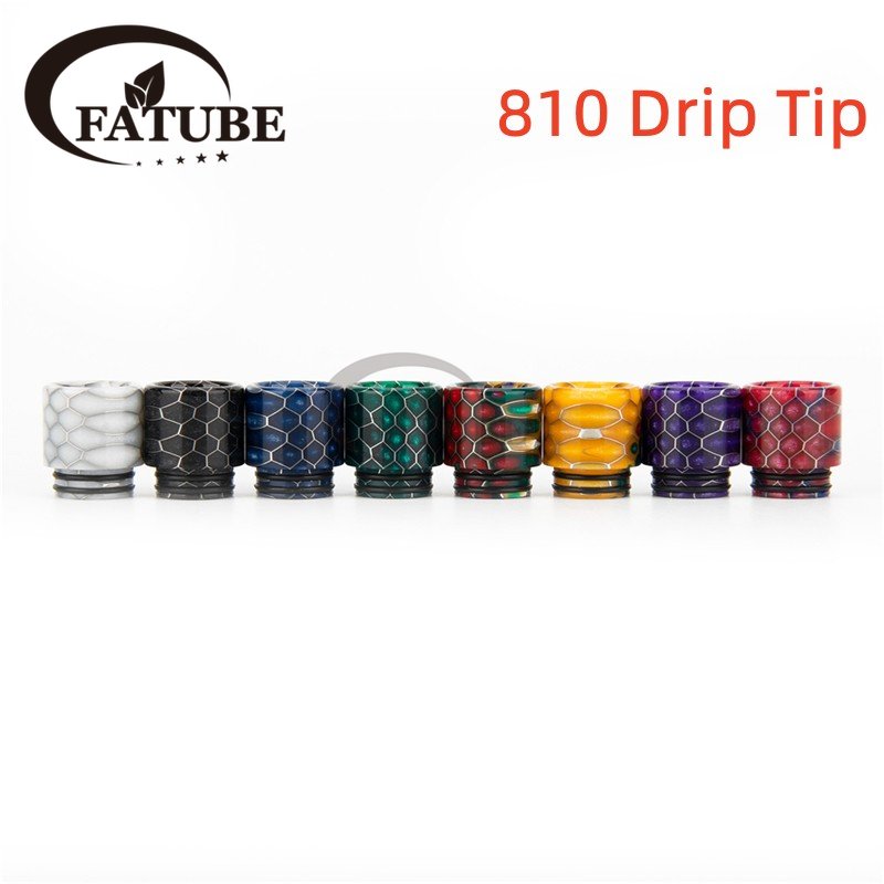 1 peça de resina 810 ponta de  - Drip Tip Resin avaliação e preço